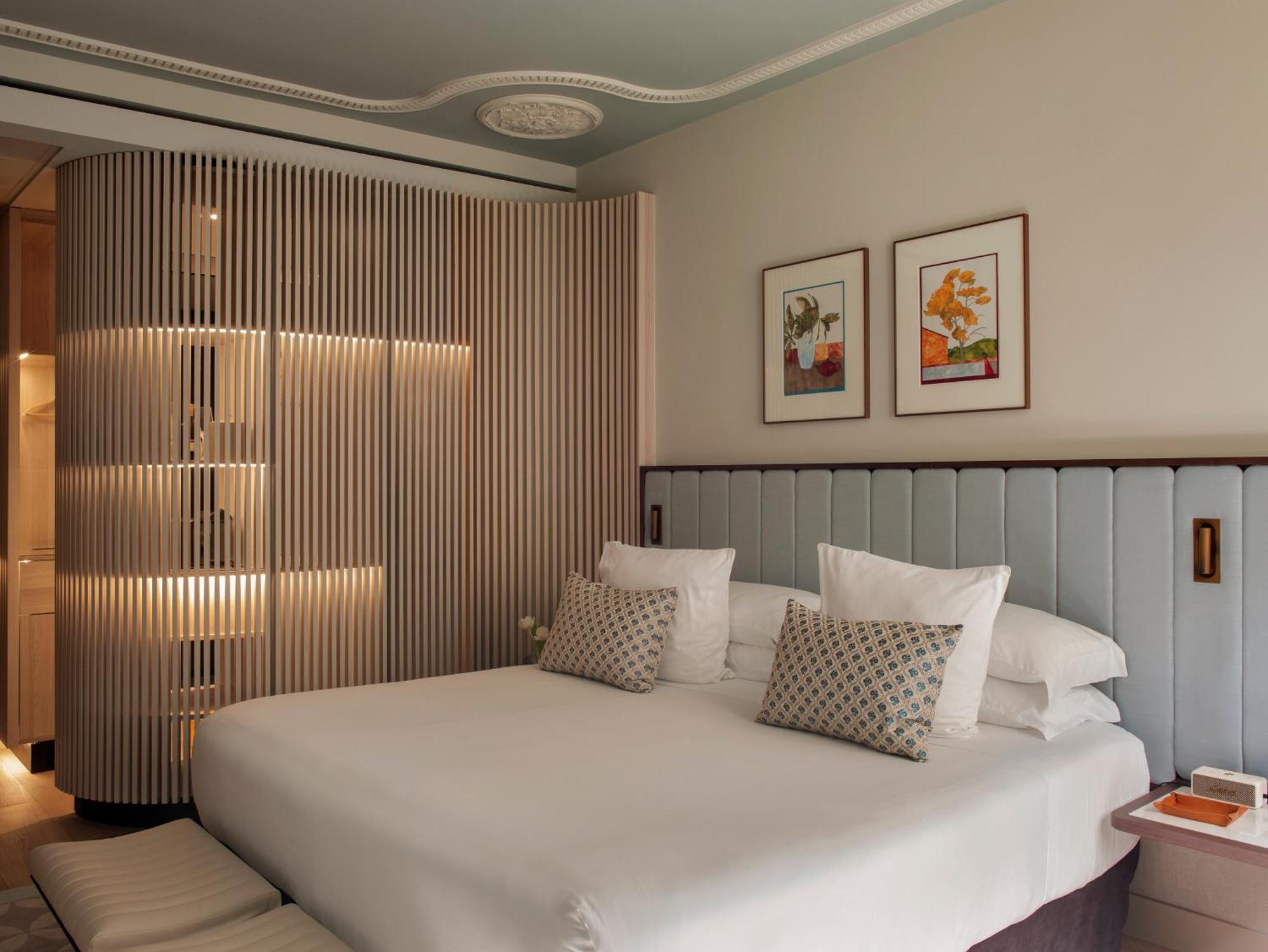 แกรนด์ โฮเต็ล เซ็นทรัล Hotel บาร์เซโลนา ภายนอก รูปภาพ A bedroom at the hotel