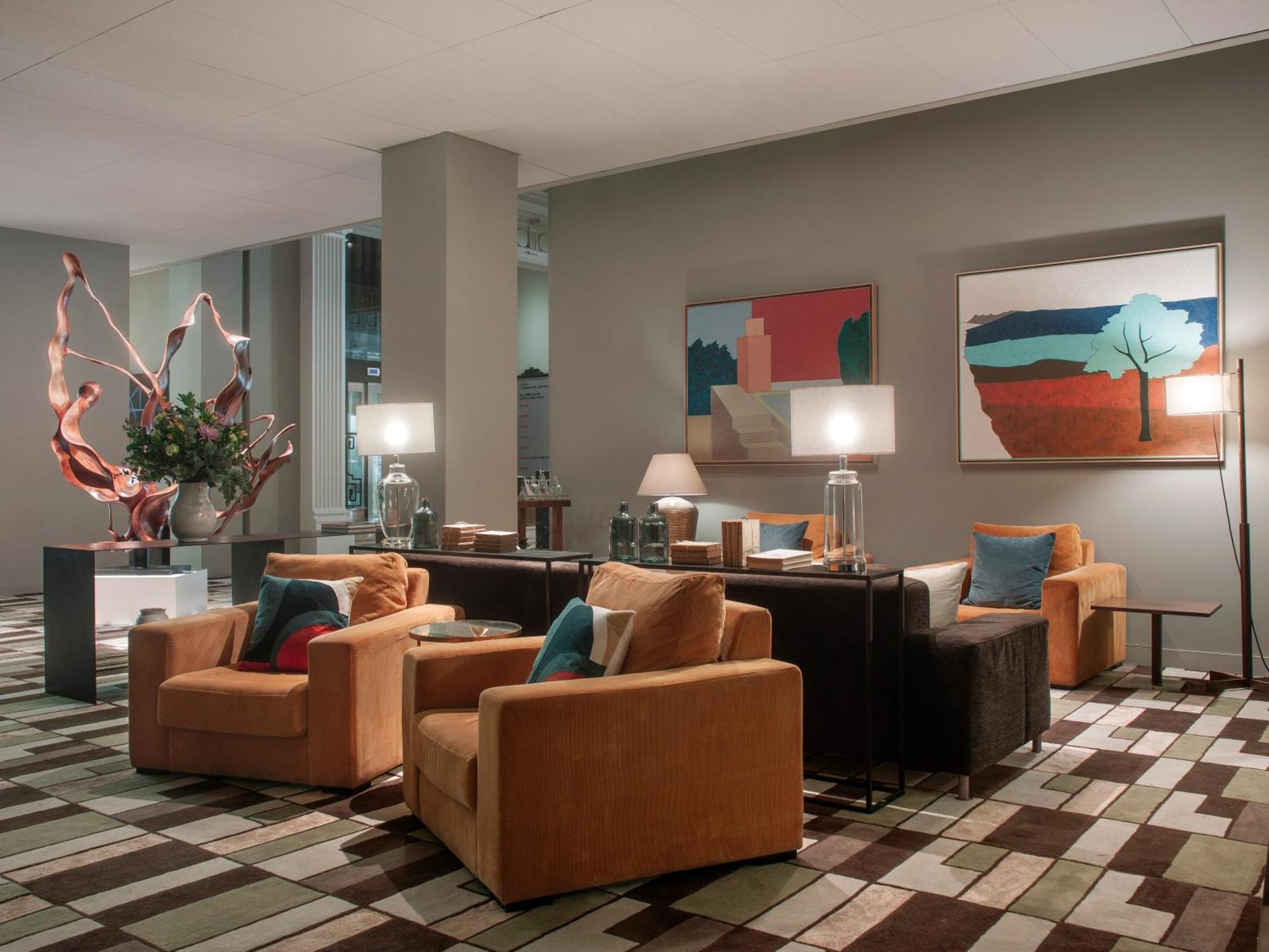 แกรนด์ โฮเต็ล เซ็นทรัล Hotel บาร์เซโลนา ภายนอก รูปภาพ The lobby of the Westin