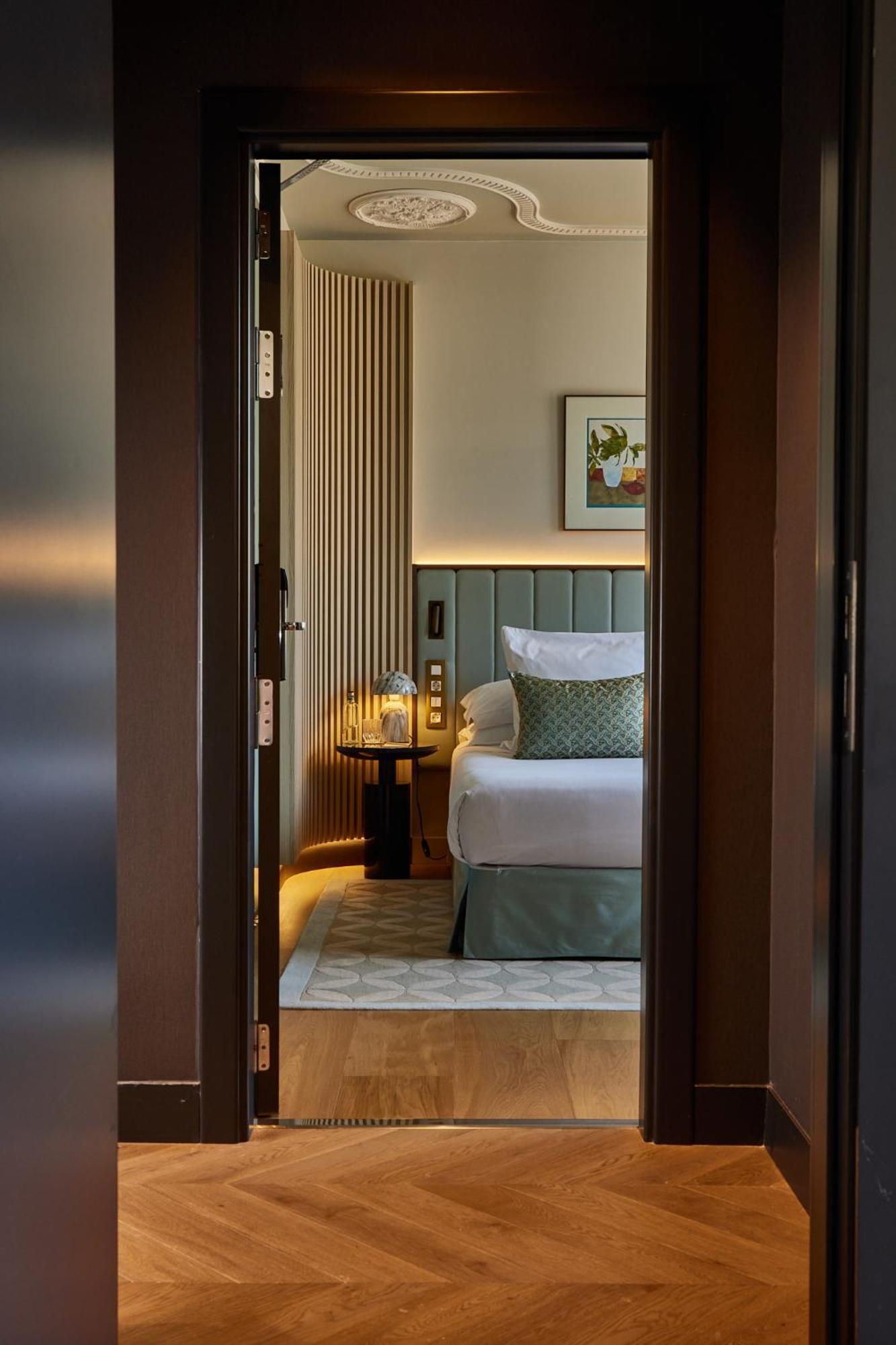 แกรนด์ โฮเต็ล เซ็นทรัล Hotel บาร์เซโลนา ภายนอก รูปภาพ A bedroom at the hotel